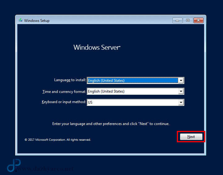 نصب ویندوز سرور 2016 در vmware | نصب ویندوز سرور