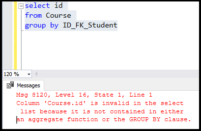 دستور group by در SQL
