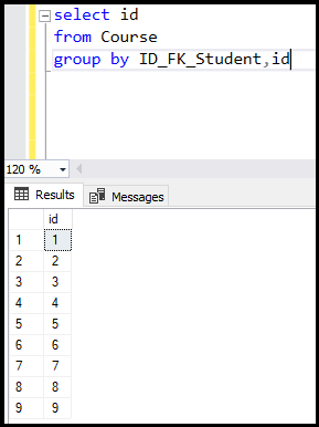 دستور group by در SQL 