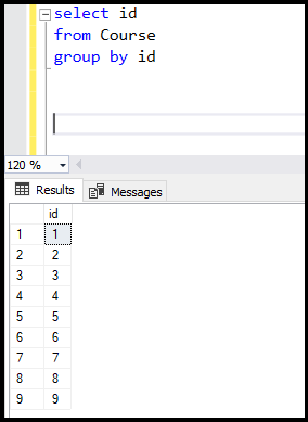 دستور group by در SQL | دسته بندی براساس id